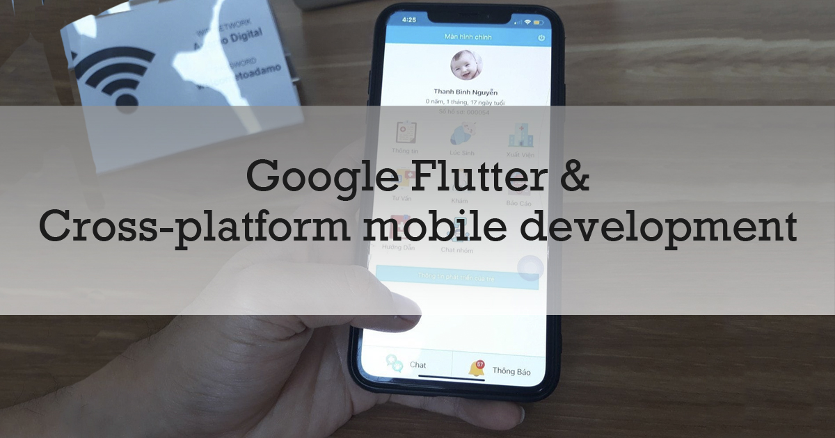 Google Flutter and Cross-platform mobile development copy